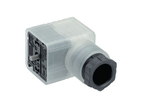 Złącze zaworowe typu A żeńskie dławik M16 24V 8A wskaźnik 2+PE LED GDML 2016 LED 24 black