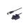 Moduł sprzęgający na kabel taśmowy ASI śr 1,5 mm2 z zamontowanym przewodem i prostym gniazdem ASI FK RK IP67 EF123 PUR2x034L0200