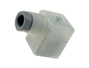 Złącze zaworowe serii GDM żeński 3-PINowe (2+PE) zacisk śrubowy PG11 dioda LED 24 VAC/DC 8 A GDML 2011 LED 24 VR YE grau
