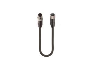 Kabel DeviceNet konfekcjonowany obustronnie złącza M12 męskie żeńskie proste 5-PINowe kodowanie D PUR 0935 253 103/2,5 M