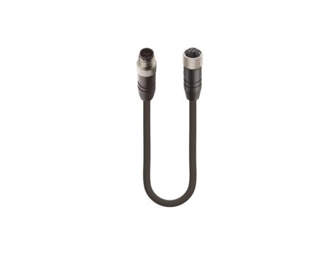 Kabel DeviceNet konfekcjonowany obustronnie złącza M12 męskie żeńskie proste 5-PINowe kodowanie D PUR 0935 253 103/2,5 M