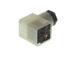 Złącze zaworowe wtyczka A 18mm żeńskie 3-PINowy 2A GDML 2016 GB 1 schwarz 934407100 GDML 2016 GB 1 SCHWARZ