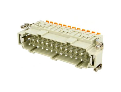 Złącze: HDC wkładka stykowa męskie CSH PIN: 24 16A 400V 24+PE CSHM 24
