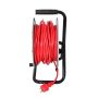 AWTOOLS PRZEDŁUŻACZ BĘBEN METAL PROFI PRO 40m 3x2,5mm CZERWONY 16A / 3680W / IP44 - 5