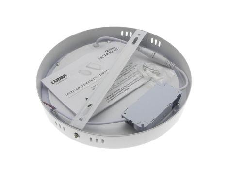 Oprawa LED panel okrągły natynkowy 18W 4000K