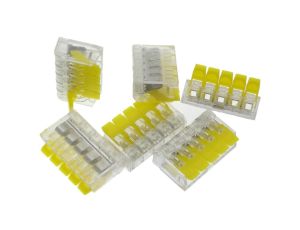 LC szybkozłączka złączka do przewodów uniwersalna 5x4 5x0,2-4 50 sztuk ZP605