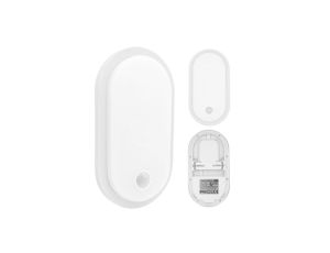 Lampa LED z czujnikiem ruchu Maclean , czujnik PIR, biała, 10W/15/18W, IP65, możliwość zmiany barwy 3000/4000/6000K, MCE534 W