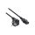 Kabel zasilający H03VV-H CEE 7/7 (E/F) wtyk kątowy, IEC C13 żeński, 10A, 0,25kV, 5m, PVC, AK-PC-05S