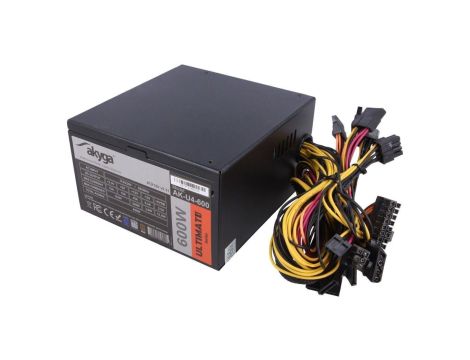 Zasilacz komputerowy ATX, 600W, 3,3/5/12V, AK-U4-600
