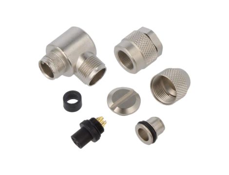 Złącze M9 wtyk żeńskie ekranowane PIN:5 99 0414 75 05