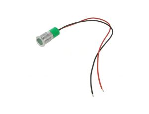 Kontrolka LED, płaska, 24V DC, IP67, przewody, Q14F3CXXG24E