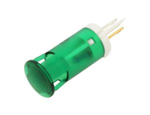 Kontrolka LED, płaska, 24V DC, do lutowania, konektory, QS121XXG24
