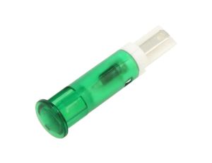 Kontrolka LED, płaska, 220V AC, do lutowania, konektory, QS81XXHG220