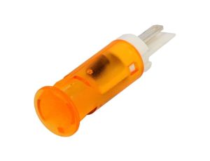 Kontrolka LED, płaska, 220V AC, do lutowania, konektory, QS101XXHO220