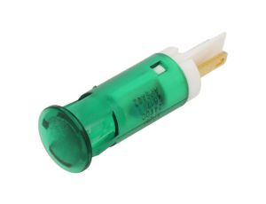 Kontrolka LED, płaska, 24V DC, do lutowania, konektory, QS101XXG24