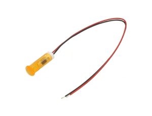 Kontrolka LED, płaska, 220V AC, przewody, QS83XXHO220