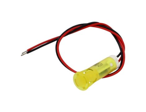 Kontrolka LED, płaska, 24V DC, przewody, QS83XXY24