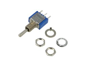 Przełącznik dźwigniowy, okrągła, na panel, PCB, z konfiguracją styków SP3T, do druku, 5239AB