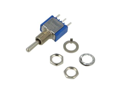 Przełącznik dźwigniowy, okrągła, na panel, PCB, z konfiguracją styków SP3T, do druku, 5239AB