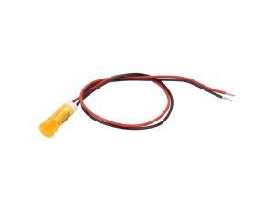Kontrolka LED, płaska, 24V DC, przewody, QS63XXO24