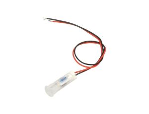 Kontrolka LED, płaska, 220V AC, przewody, QS83XXW220
