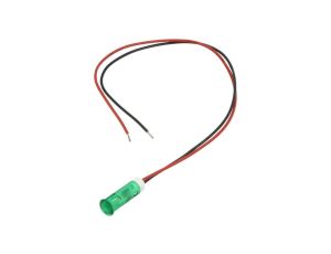 Kontrolka LED, płaska, 24V DC, przewody, QS63XXG24