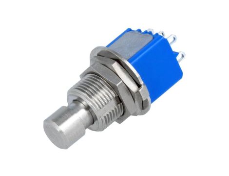 Przełącznik przyciskany, PCB, z konfiguracją styków DPDT, IP40, do lutowania, 8642A5X933