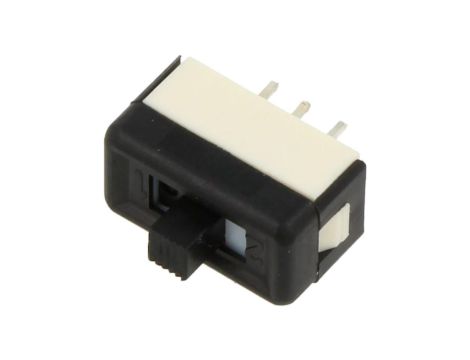 Przełącznik suwakowy, PCB, z konfiguracją styków SP3T, do druku, 25139NAH