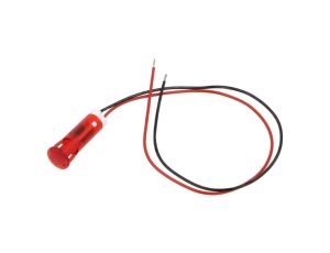 Kontrolka LED, płaska, 220V AC, przewody, QS83XXHR220