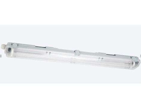 Oprawa hermetyczna na 2 świetlówki z odbłyśnikiem VANTO 2xT8 LED IP65 60cm szara Odbłyśnik pusta 3 lata gwar.