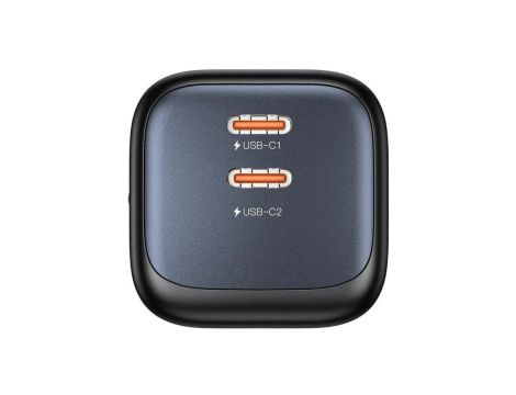 Ładowarka sieciowa 2x USB C (20V/2.25A) Power Delivery 3.0 45W czarna UNITEK
