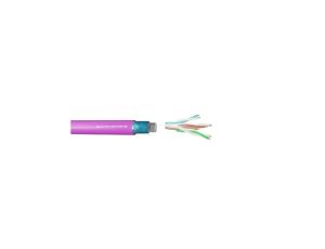 Kabel instalacyjny F/UTP LSZH kat.6 Adi Pro Pur CAT6, FTP, LSZH, Dca, skrętka, pudełko 305m, fioletowy