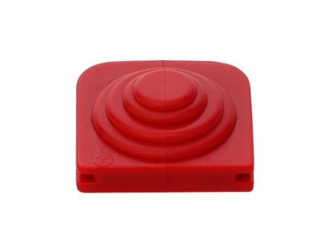 Przepust uszczelniający gumowy 21mm do puszek PIP 4mm2 boczny czerwony W2