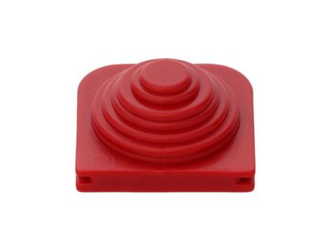 Przepust uszczelniający gumowy 27mm do puszek PIP 6mm2 boczny czerwony W2