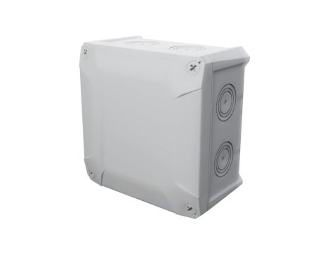 Puszka instalacyjna KKD 135 natynkowa 135x135x79mm hermetyczna IP66 bezhalogenowa LSOH IK07 szara KOPOS DIAMOND BOX