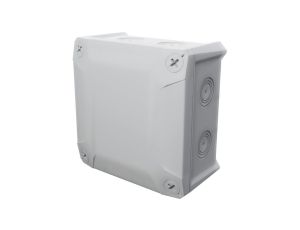 Puszka instalacyjna KKD 160 natynkowa 160x160x86mm hermetyczna IP66 bezhalogenowa LSOH IK07 szara KOPOS DIAMOND BOX