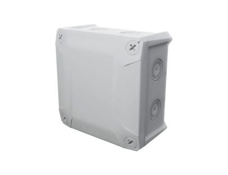 Puszka instalacyjna KKD 160 natynkowa 160x160x86mm hermetyczna IP66 bezhalogenowa LSOH IK07 szara KOPOS DIAMOND BOX