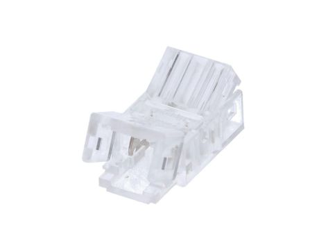 Złączka do taśmy LED Hippo-M Max SMD/COB mono 8mm taśma-przewód 4A FC8-COB-MONO-TP-NW