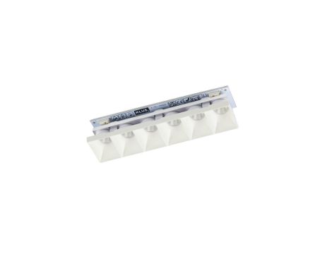 Optyka DOT-22 6xLED, CV 24VDC, 9W, 3000K, 34deg, biały lakier mat KLUŚ