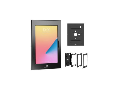 Uchwyt reklamowy do tabletu Maclean, z blokadą. 12.4-13, iPad Air/ Pro, Samsung Tab S10+/S9+/S8+/S7+, 257x350x22mm, MC-950 B