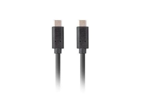 Kabel USB 3.1 typ-C (wtyk / wtyk) Quick Charge 4.0 Power Delivery 3.0 (5A 100W) /1,8m/ LANBERG