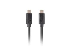 Kabel USB 3.1 typ-C (wtyk / wtyk) Quick Charge 4.0 Power Delivery 3.0 (5A 100W) /1m/ LANBERG