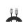 Kabel USB 2.0 typ-C / A (wtyk / wtyk) 15W 3A czarny /1,8m/ Basic KrugeriMatz