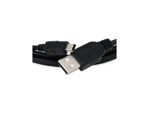 Kabel USB 2.0 A / mini-B (wtyk / wtyk) czarny 1m DSF30 FotoCanon 5pin VITALCO