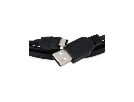 Kabel USB 2.0 A / mini-B (wtyk / wtyk) czarny 1m DSF30 FotoCanon 5pin VITALCO