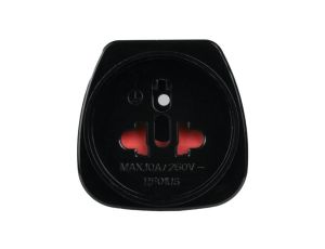 Podróżny adapter zasilania wtyk USA / gniazdo uniwersalne EU czarne DPM