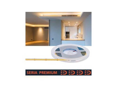 Taśma Premium 24V COB 384led 2700K 380lm Ra90 LB 50m