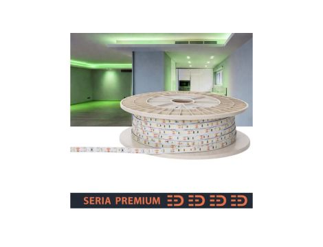 Taśma Premium 12V 60led zielona SMD2835 100m