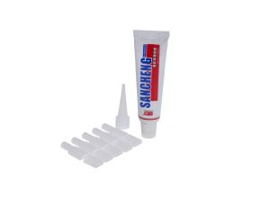 Zestaw zaślepek i kleju do taśmy LED Premium 24V 320led/m COB IP67 10mm 10szt.