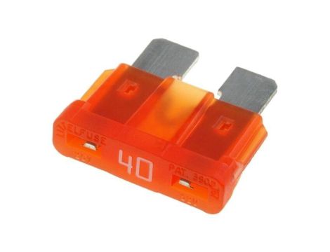 Samochodowy bezpiecznik topikowy, 40A, 32VDC, 19mm, ATOF 0287040.PXCN